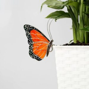 Butterfly Monarch Suncatcher pot