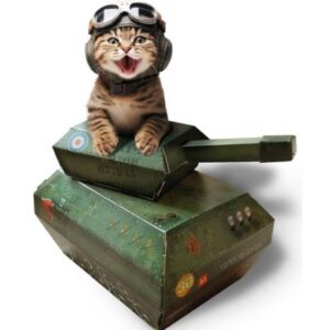 Novelty Cardboard Cat Tank