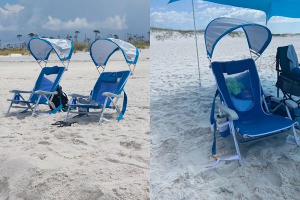 Beach Chair with Umbrella